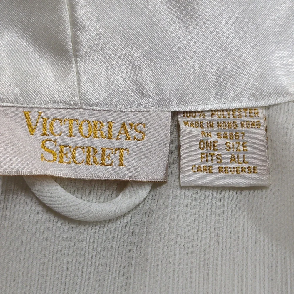 Victoria's Secret Vintage Gold Label Sheer Robe One Size